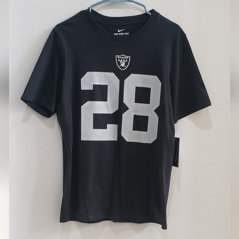 Las Vegas Raiders tshirt #28 Jacobs size Youth  XL. NWT